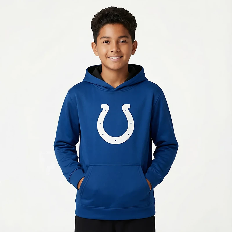 Outerstuff Boys' Indianapolis Colts Prime Pullover Fleece Hoodie