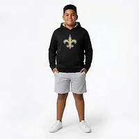 Outerstuff Kids' New Orleans Saints Prime Pullover Fleece Hoodie
