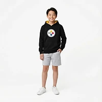 Outerstuff Boys' Pittsburgh Steelers Prime Pullover Fleece Hoodie
