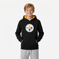 Outerstuff Boys' Pittsburgh Steelers Prime Pullover Fleece Hoodie