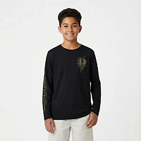 Outerstuff Youth Mavericks Gold Star Long Sleeve T-shirt