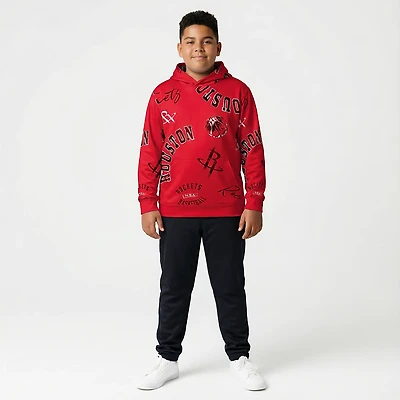 Outerstuff Youth's Houston Rockets Moving Violation Sublimated Pullover Hoodie