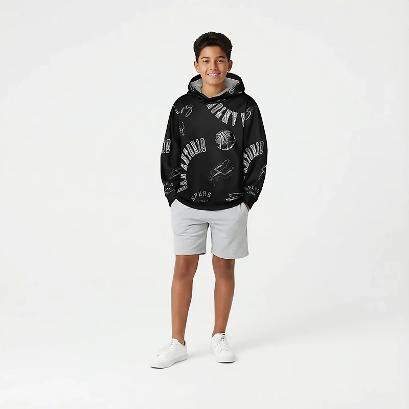 Outerstuff Youth's San Antonio Spurs Moving Violation Sublimated Pullover Hoodie