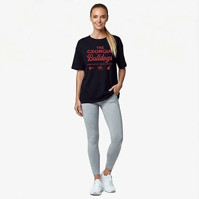 '47 Women's Georgia Bulldogs Show Off Sadie Short Sleeve T-shirt
