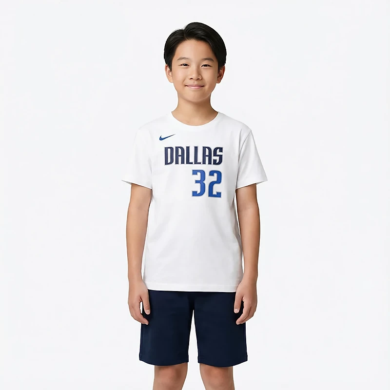 Nike Kids' Dallas Mavericks Cooper Flagg Association Name and Number Short Sleeve T-shirt