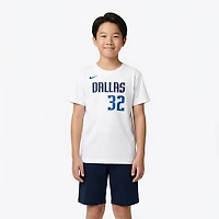Nike Kids' Dallas Mavericks Cooper Flagg Association Name and Number Short Sleeve T-shirt