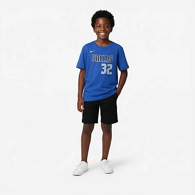 Nike Kids' Dallas Mavericks Cooper Flagg Icon Name and Number Short Sleeve T-shirt
