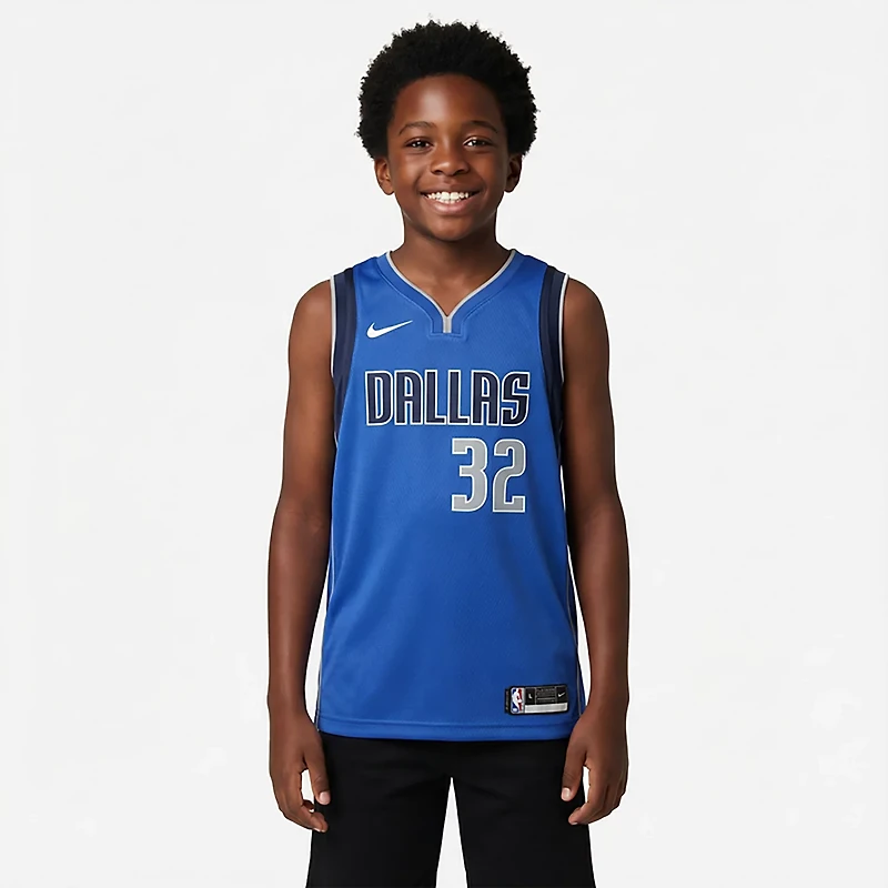 Nike Kids' Dallas Mavericks Cooper Flagg Icon Swingman Name and Number Jersey