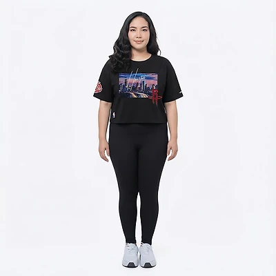 Pro Standard Women's Rockets City Scape SJ Boxy T-shirt