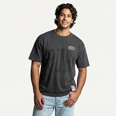 Mitchell & Ness Men's San Antonio Spurs Downtown Collection Washed Premium Graphic T-shirt