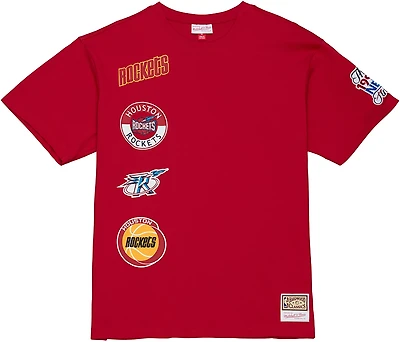 Mitchell & Ness Men's Houston Rockets Double Clutch Premium Graphic T-shirt