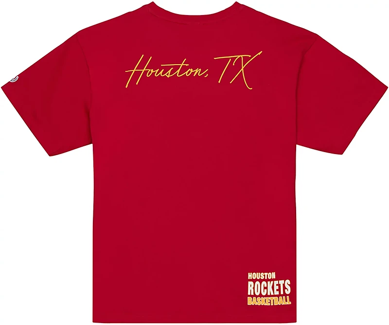 Mitchell & Ness Men's Houston Rockets Double Clutch Premium Graphic T-shirt