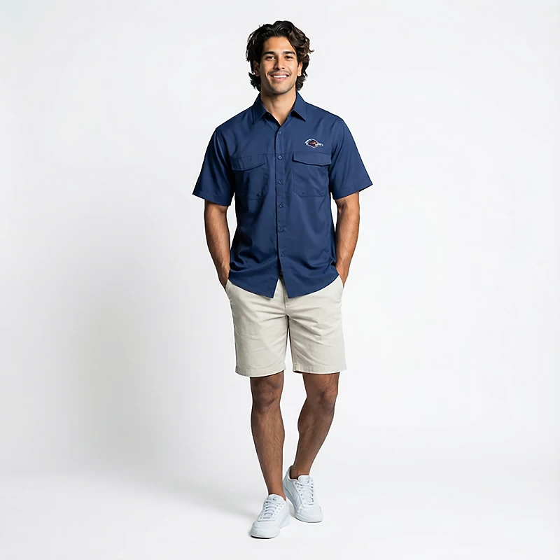 Antigua Men's University of Texas San Antonio Roadrunners Game Day Fishing Shirt