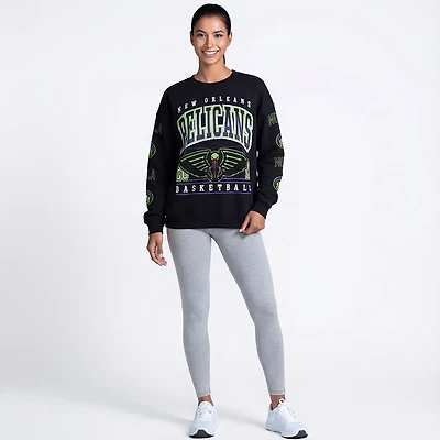'47 Women's Pelicans Go Big Oversized Fleece Sweatshirt