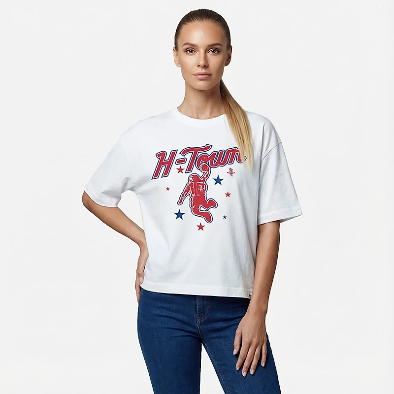 '47 Houston Rockets Women's Played Up City Graphic T-shirt