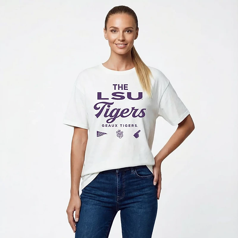 '47 Women's LSU Tigers Show Off Sadie Short Sleeve T-shirt