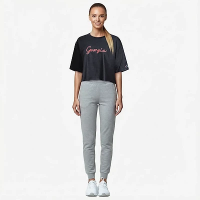 Champion Women's Georgia Bulldogs Script Boyfriend T-shirt
