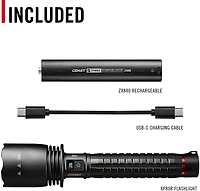 Coast XP80R 15000L Rechargeable Flashlight