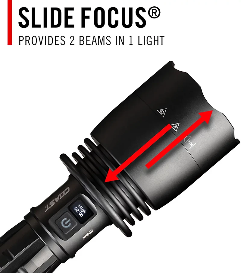 Coast XP80R 15000L Rechargeable Flashlight