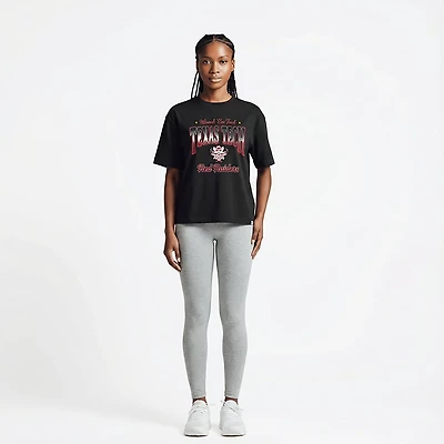 '47 Women's Texas Tech Red Raiders Vibe Check Reed City Boxy Short Sleeve T-shirt