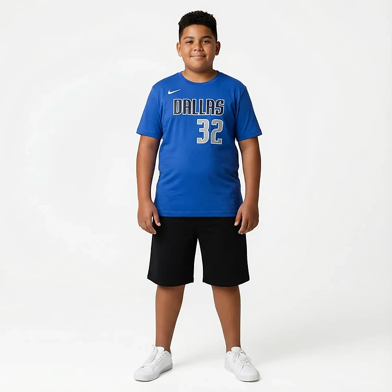 Nike Boys' (4-7) Dallas Mavericks Cooper Flagg Icon Name and Number Short Sleeve T-shirt