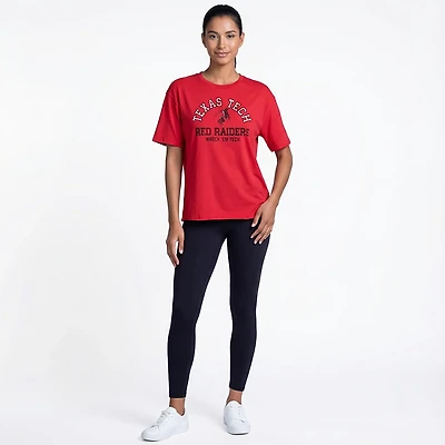Retro Brand Women’s Texas Tech University School Arch Wreck Em Meet and Greet T-shirt