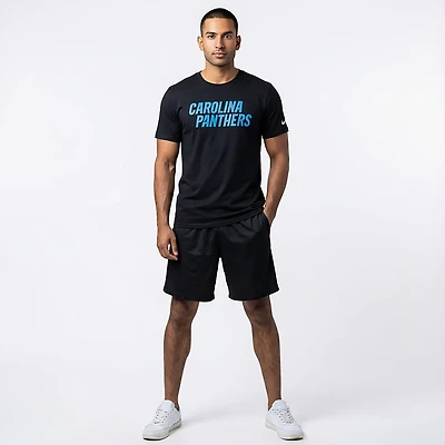 Nike Men's Carolina Panthers Wordmark Essential T-shirt