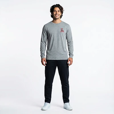 Retro Brand Men's University of Alabama Round Vault DS Long Sleeve Graphic T-shirt