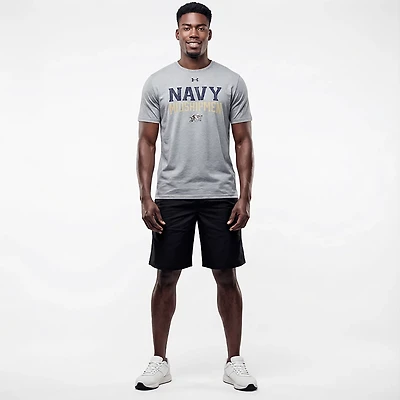 Under Armour Men's Navy Midshipmen Over Mascot Graphic T-shirt