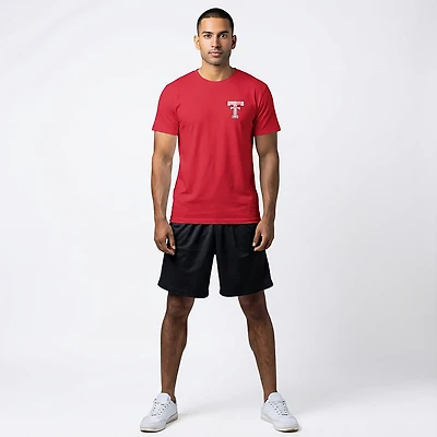 Retro Brand Men's Texas Tech University School Slogan DS Graphic T-shirt