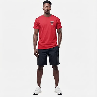 Retro Brand Men's Texas Tech University School State Mascot DS Graphic T-shirt