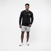 The Victory Men's Texas Tech University Small Logo Sleeve 2 Hit Long Graphic T-shirt