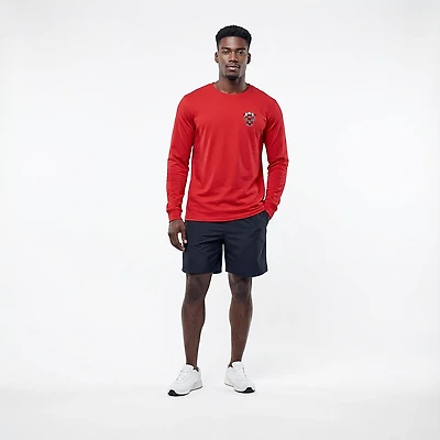 The Victory Men's Texas Tech University Small Logo 2 Hit Long Sleeve Graphic T-shirt