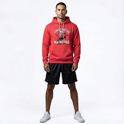 Homefield Men's Texas Tech Red Raiders Long Live the Matadors Retro Logo Sleeve Hoodie