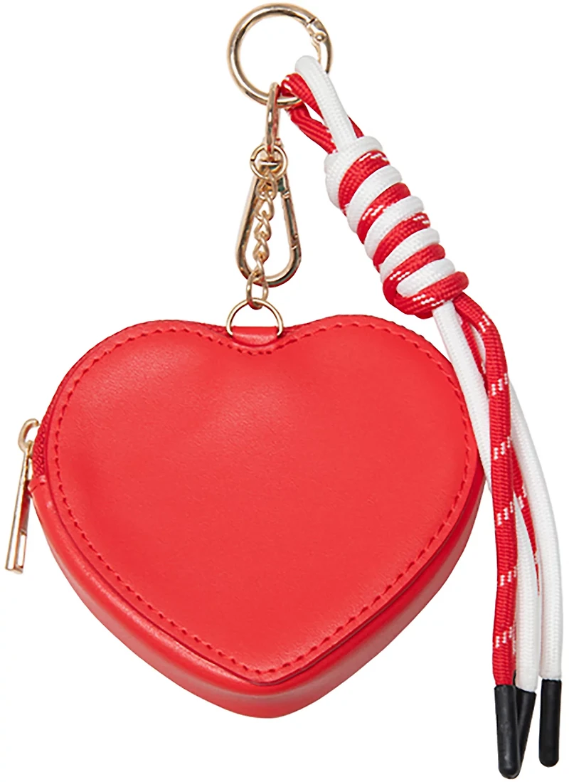 Katydid Baseball Heart Coin Purse