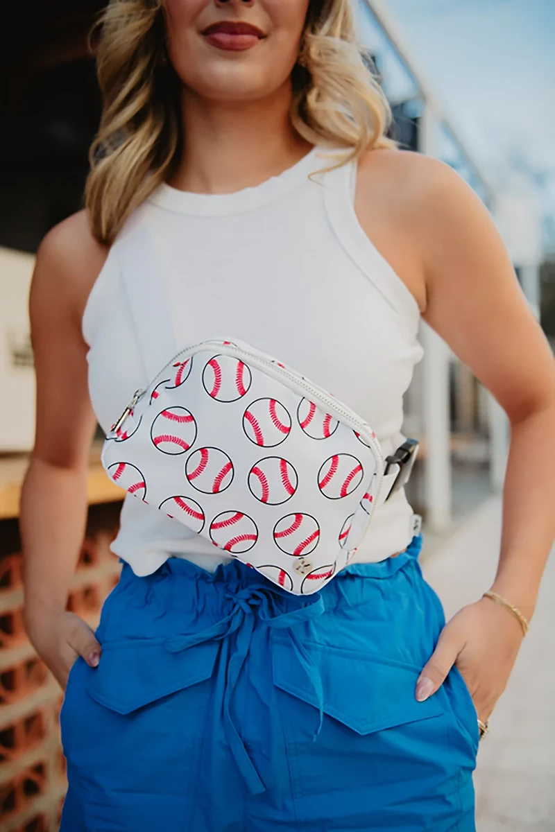 Katydid Baseballs Belt Bag