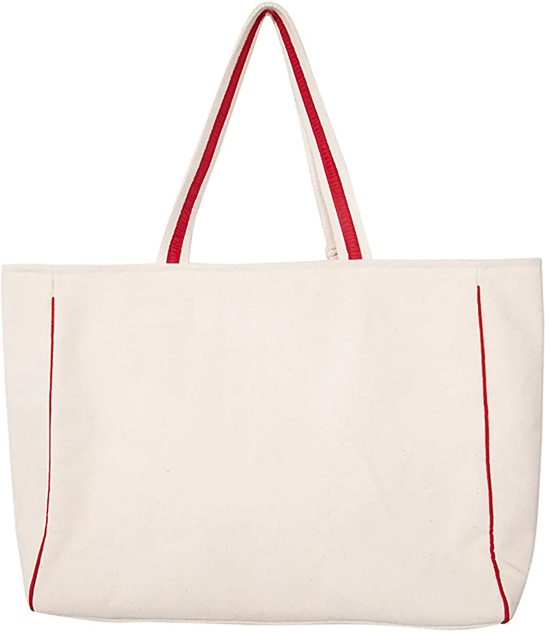 Katydid Baseball Oversized Canvas Tote Bag