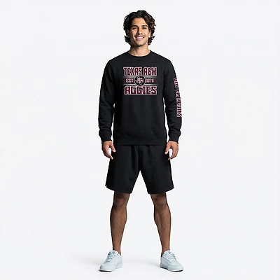 The Victory Men’s Texas A&M University School Bar Est 2-Hit Crew Sweatshirt