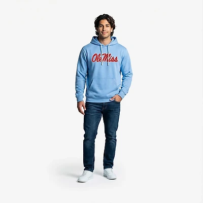 Homefield Men's Ole Miss Rebels Classic Script Long Sleeve Hoodie