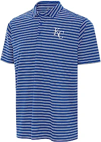 Antigua Men's Kansas City Royals Glide Short Sleeve Polo Shirt