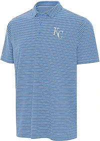 Antigua Men's Kansas City Royals Glide Short Sleeve Polo Shirt