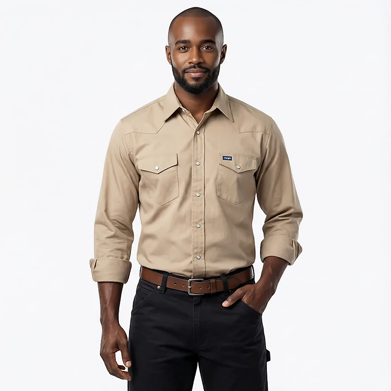Wrangler Men's Cowboy Cut Long Sleeve Shirt