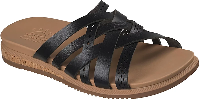 SKECHERS Women's Desert Kiss Low Peak Look Sandals