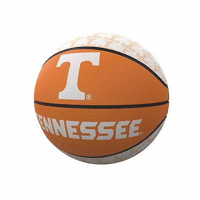 Logo Brands Tennessee Repeating Logo Mini-Size Rubber Basketball