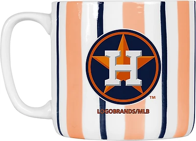 Logo Brands Houston Astros 16 oz Brushstroke Stripe Mug