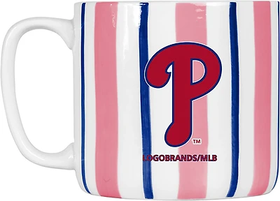 Logo Brands Philadelphia Phillies 16 oz Brushstroke Stripe Mug