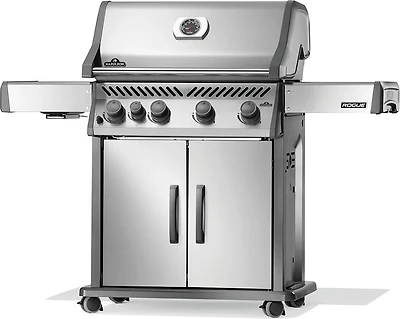 Napoleon Rogue 525 4-Burner SS Natural Gas Grill with Range Side Burner