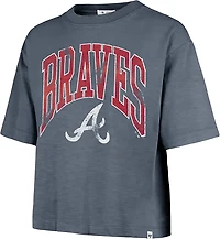 47 Women's Braves Mindi Heavy Slub Crop T-shirt