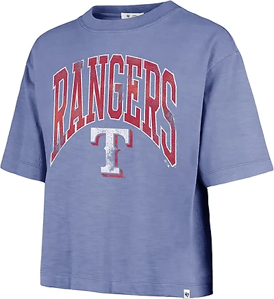 47 Women's Rangers Mindi Heavy Slub Crop T-shirt