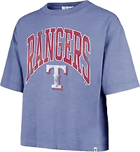 47 Women's Rangers Mindi Heavy Slub Crop T-shirt